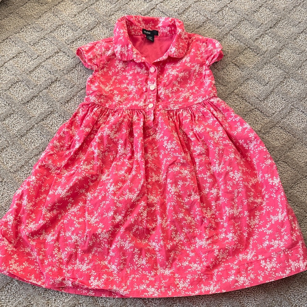 Gap Floral Pink‎ Kids Dress 4